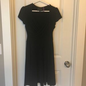Leota sweetheart neckline black dress